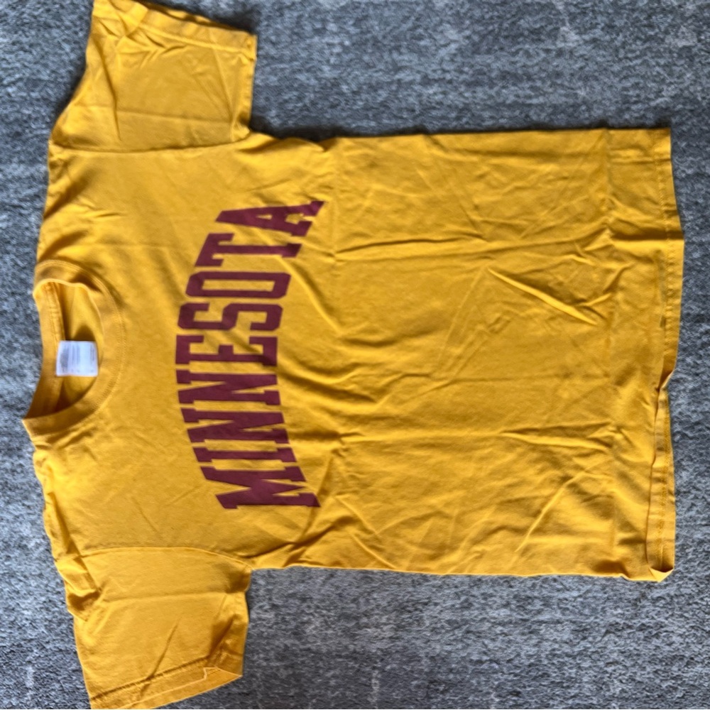 Gold Minnesota Graphic T-Shirt